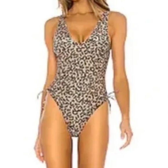 NWT $190R. Bond by Bond-Eye Def Leopard In The Loop 1-Piece Swimsuit. XS - Picture 5 of 12